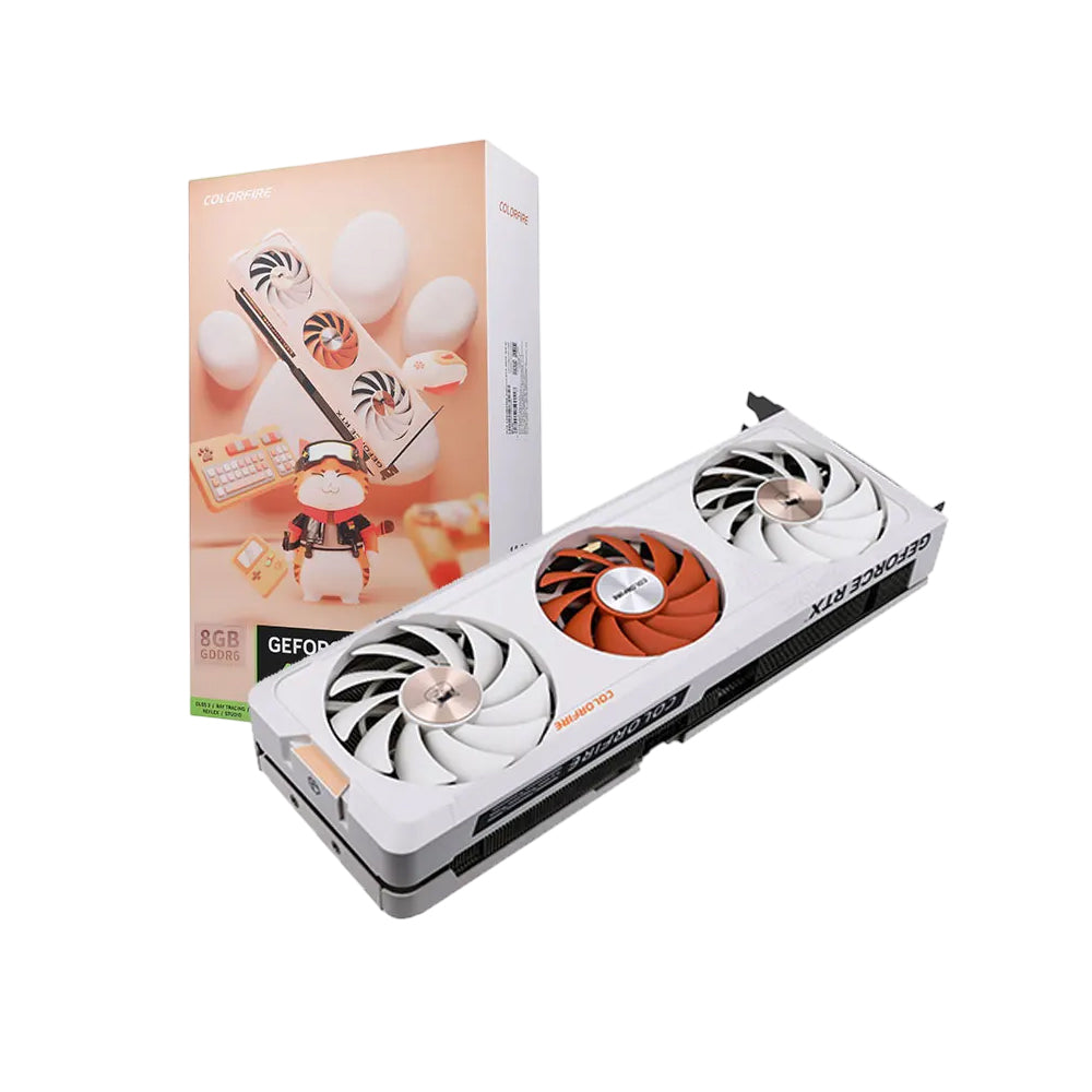 Colorful COLORFIRE GeForce RTX 4060 Ti MEOW-ORG 8GB-V 8GB GDDR6 Graphic Card