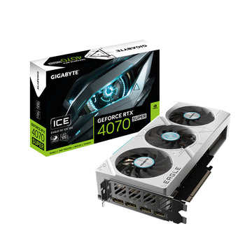 GIGABYTE GeForce RTX 4070 SUPER Eagle OC Ice 12G 12GB GDDR6X Graphic Card[GV-N407SEAGLEOC ICE-12GD]