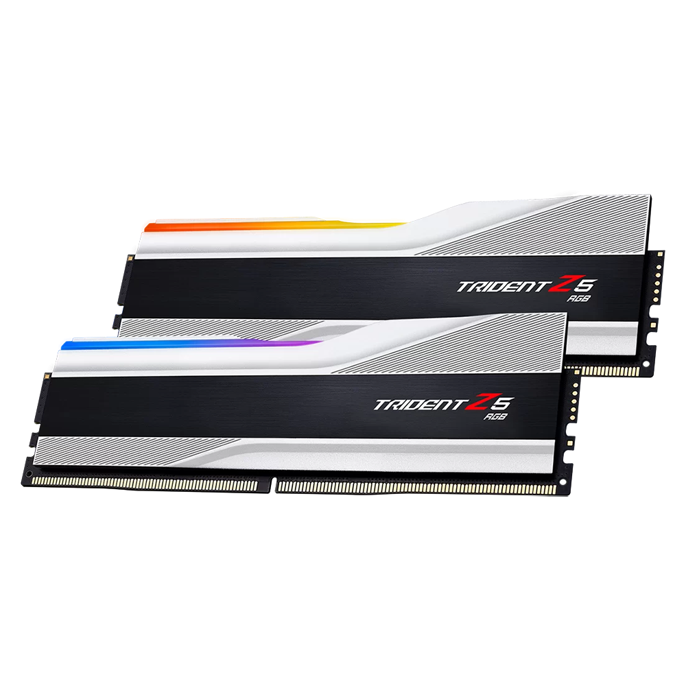 G.Skill Trident Z5 RGB 64GB [2x32GB] 6000MHz CL40 DDR5 DIMM Memory [Silver]