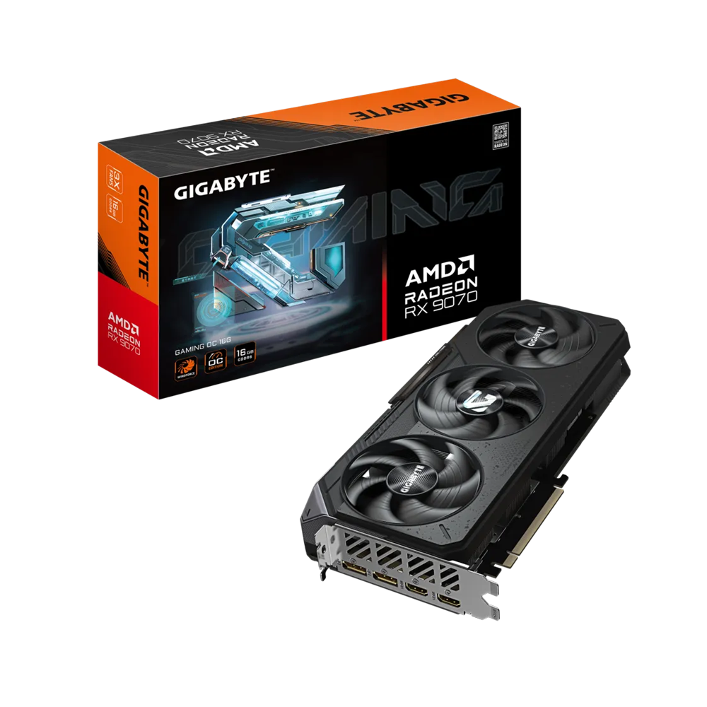 GIGABYTE Radeon™ RX 9070 Gaming OC 16G 16GB GDDR6 Graphic Card