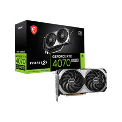 MSI GeForce RTX 4070 SUPER 12G Ventus 2X OC 12GB GDDR6X Graphic Card