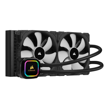 Corsair iCUE H115i RGB Pro XT 280mm AIO CPU Liquid Cooler - Black