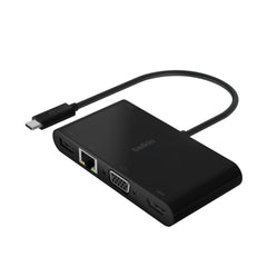 Belkin USB-C Multimedia+Charge Adapter 100W Hub
