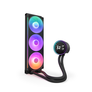 NZXT Kraken Elite 360 RGB 360mm AIO CPU Liquid Cooler - Black