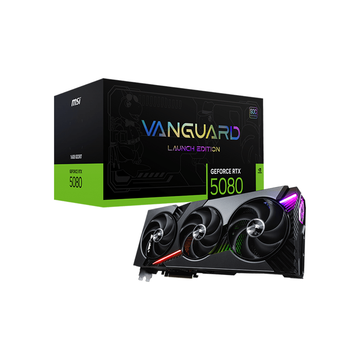 MSI GeForce RTX™ 5080 16G Vanguard SOC Launch Edition 16GB GDDR7 Graphic Card