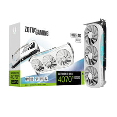 Zotac Gaming GeForce RTX 4070 Ti SUPER Trinity OC White Edition 16GB GDDR6X Graphic Card [ZT-D40730Q-10P]