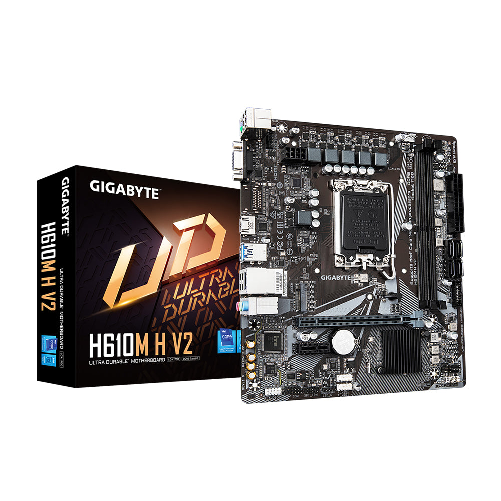 GIGABYTE H610M H V2 LGA1700 Micro-ATX Motherboard