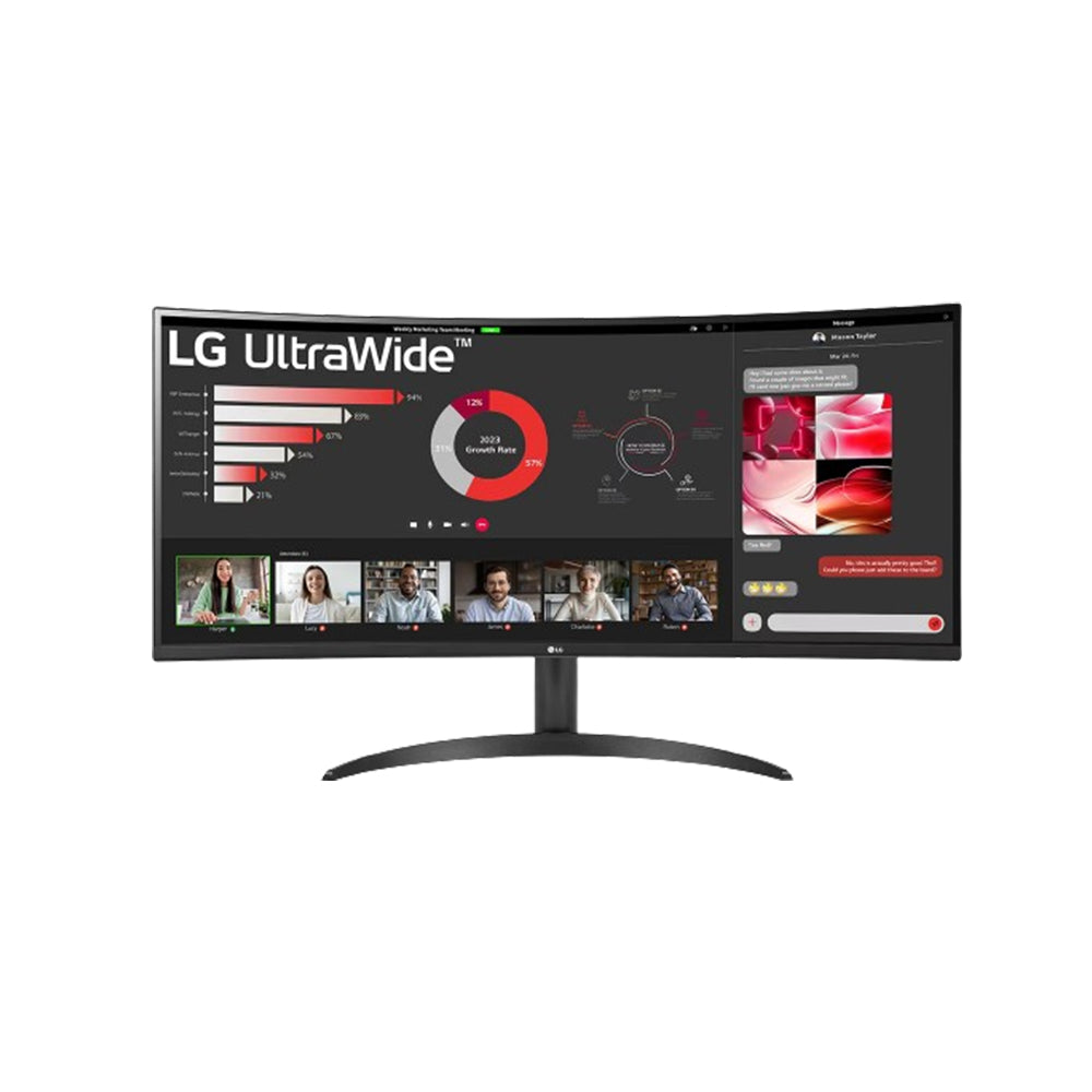 LG UltraWide 34WR50QC 34" UWQHD 100Hz VA Productivity Monitor