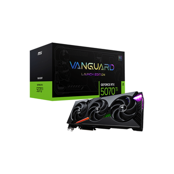 MSI GeForce RTX™ 5070 Ti 16G Vanguard SOC Launch Edition 16GB GDDR7 Graphic Card