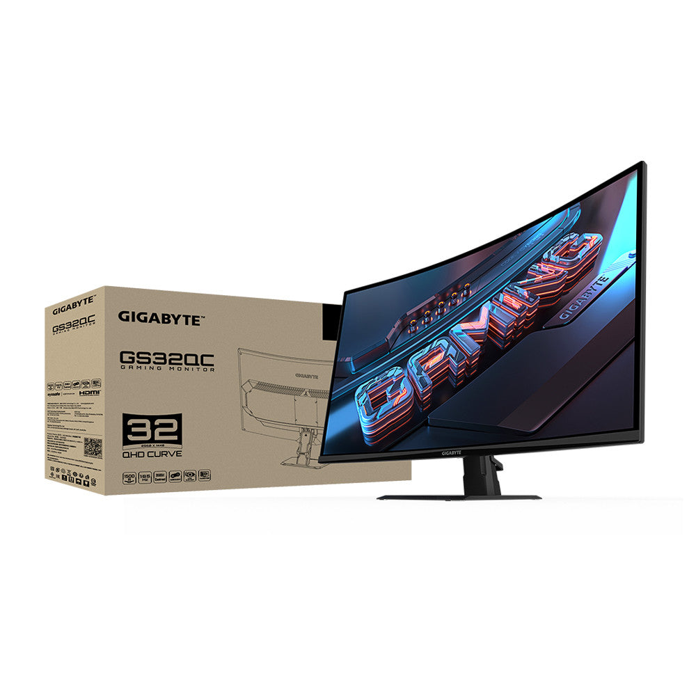 GIGABYTE GS32QC 31.5" QHD 170Hz VA Curved Gaming Monitor