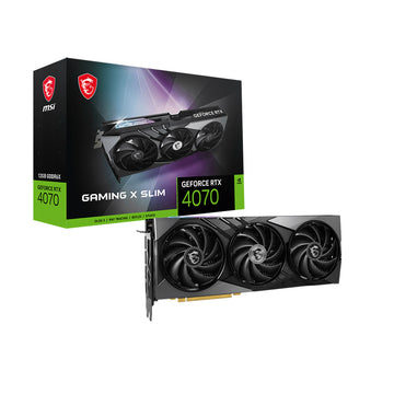 MSI GeForce RTX 4070 GAMING X SLIM 12G Graphics Card