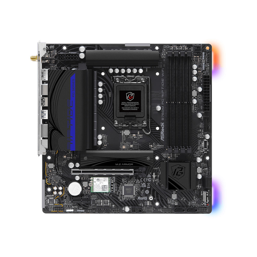 ASRock B760M PG Riptide WiFi LGA1700 Micro-ATX Motherboard