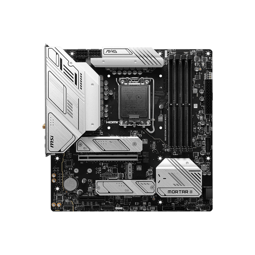 MSI MAG B760M Mortar WIFI II LGA1700 Micro-ATX Motherboard