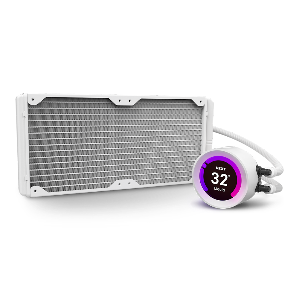 NZXT KRAKEN Z63 280mm ホワイト NZXT Kraken Z63 RGB 280mm AIO CPU Liquid Cooler - White