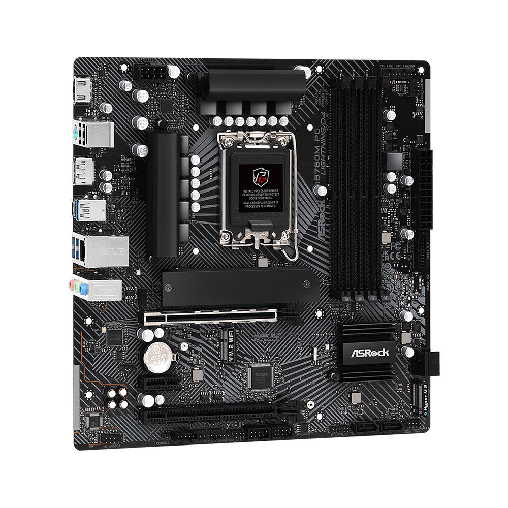 ASRock B760M PG Lightning/D4 LGA1700 M-ATX Motherboard