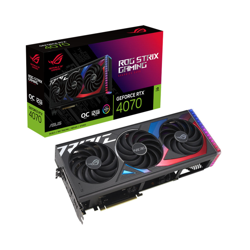 ASUS ROG Strix GeForce RTX 4070 12GB GDDR6 OC Edition Graphics Card