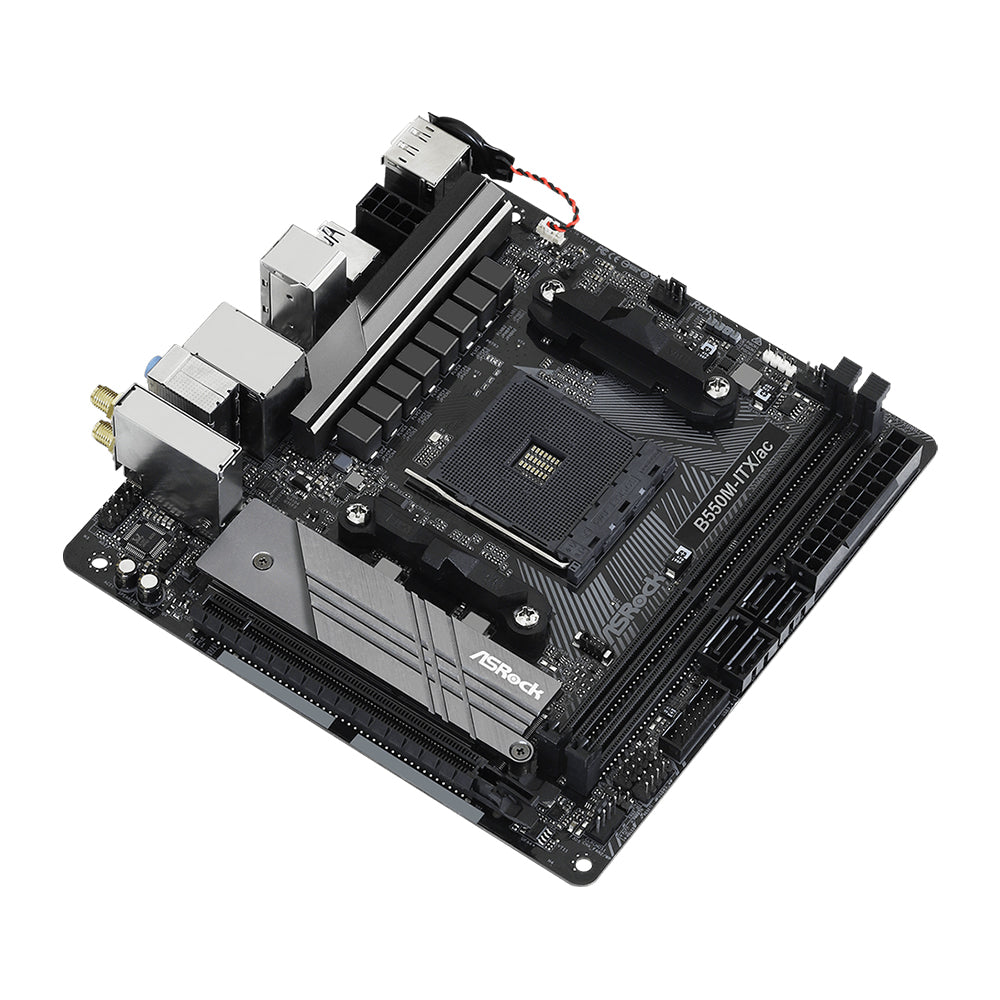 ASRock B550M-ITX/ac AM4 Mini-ITX Motherboard
