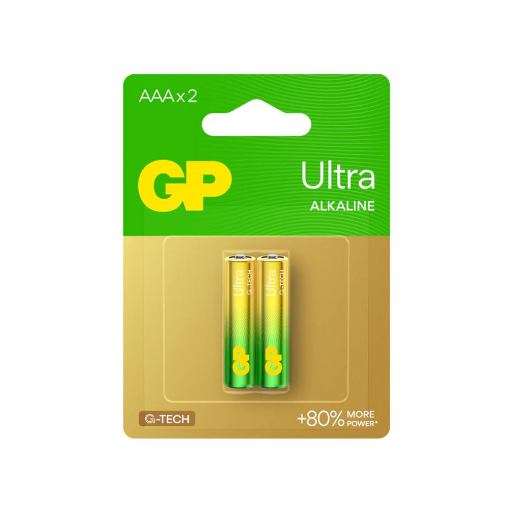 GP Ultra Alkaline AAA Batteries