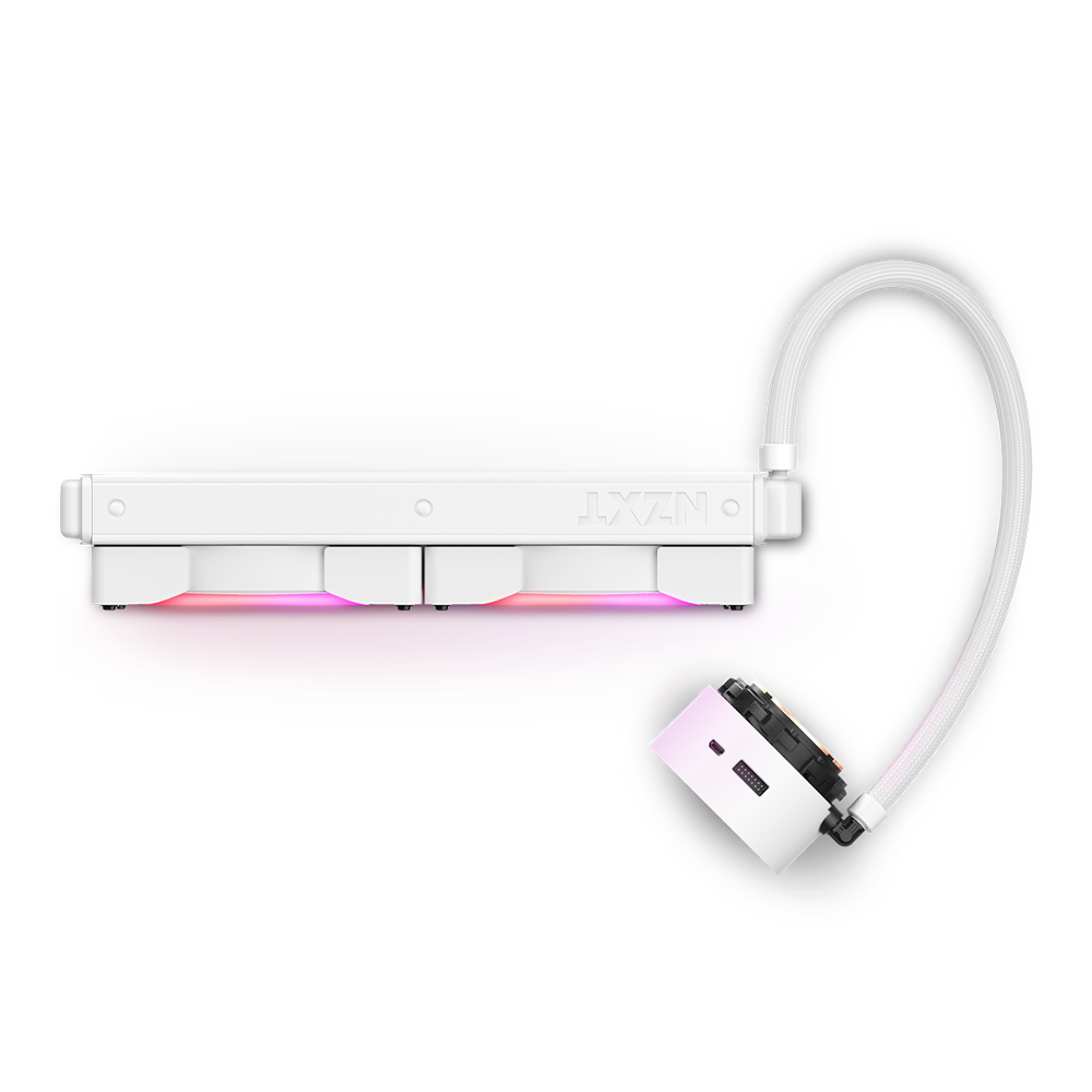 NZXT Kraken Z63 RGB 280mm AIO CPU Liquid Cooler - White NZXT Kraken Z63 RGB 280mm AIO CPU Liquid Cooler - White