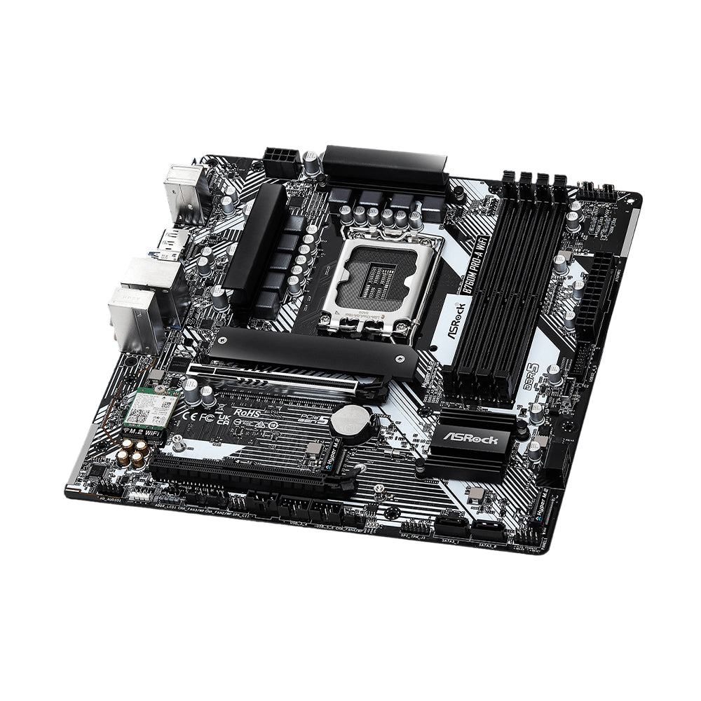 ASRock B760M Pro-A WiFi LGA1700 Micro-ATX Motherboard