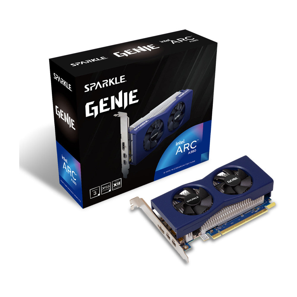 Sparkle Intel ARC A380 GENIE 6GB GDDR6 Graphic Card [SA380G-6G]