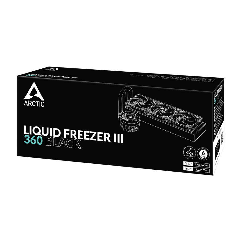 Arctic Liquid Freezer III 360 AIO CPU Liquid Cooler - Black Arctic Liquid Freezer III 360 AIO CPU Liquid Cooler - Black