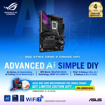 [Preorder] ASUS ROG Strix Z890-E Gaming WiFi LGA1851 ATX Motherboard