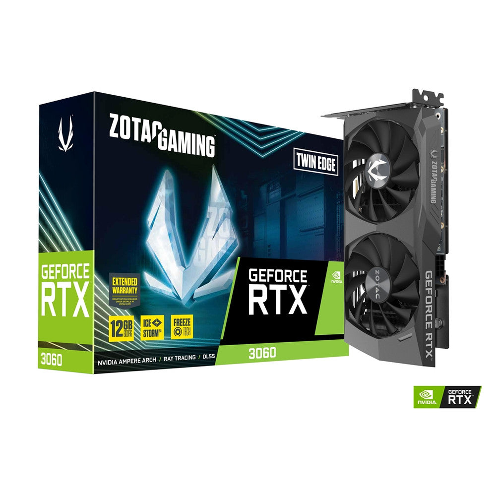 ZOTAC GAMING GeForce RTX 3060 Twin Edge 12GB LHR Graphics Card [ZT-A30600E-10M-V2]