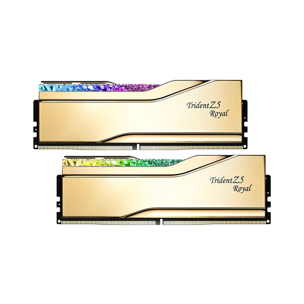 G.SKILL Trident Z5 Royal Gold DDR5 Memory 32GB (16x2) - 7200Mhz