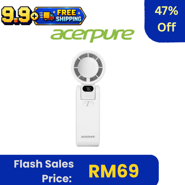 [Flash Sales Only] Acerpure Cozy HF1 Foldable High-Speed Cooling Fan [HF1-HF315-10W]