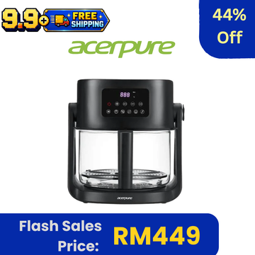 [Flash Sales Only] Acerpure Chef KF1 2-in-1 Flip Air Fryer [KF1-KF754-70B]