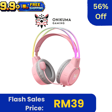 [Flash Sales Only] ONIKUMA X15 PRO Wired Gaming Headset - Pink