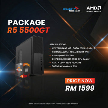Brightstar Meta PC Set - AMD Office Ready