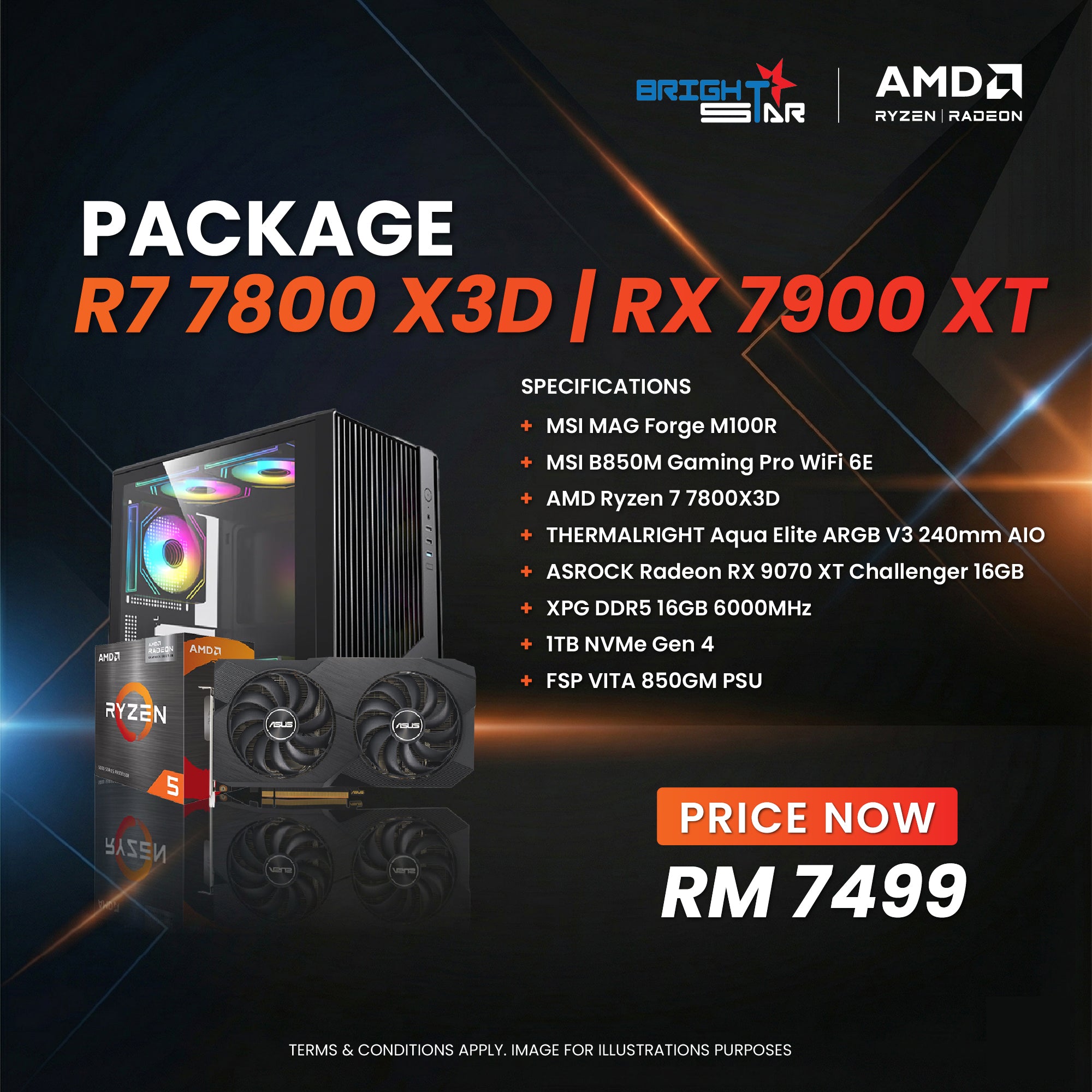 Brightstar Meta PC Set - AMD Extreme Ready