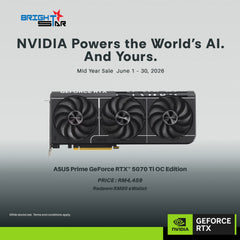 ASUS PRIME GeForce RTX™ 5070 Ti 16GB GDDR7 OC Edition Graphic Card
