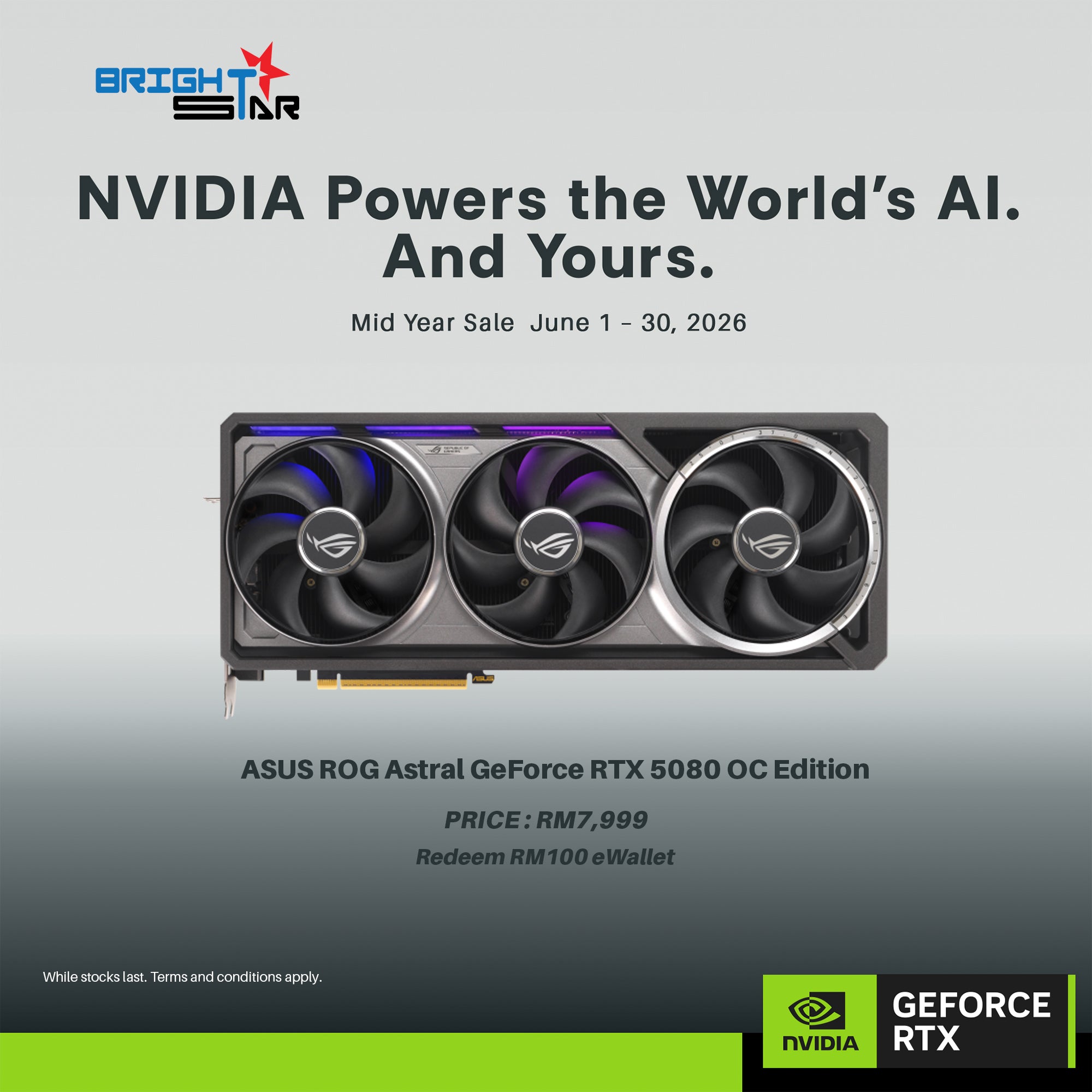 ASUS ROG Astral GeForce RTX™ 5080 16GB GDDR7 OC Edition Graphic Card