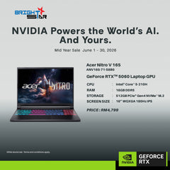 Acer Nitro V 16S Gaming Laptop [ANV16S-71-58B0]