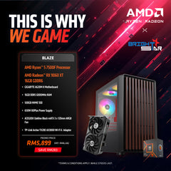 AMD This Is Why We Game PC Package - Set Blaze