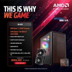 AMD This Is Why We Game PC Package - Set Blaze