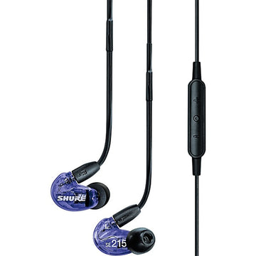 SHURE SE215 Special Edition Wired Sound Isolating In-Ear Earphones [Purple]