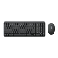 Logitech MK250 Compact Bluetooth Keyboard Mouse Combo [Graphite/Off White]