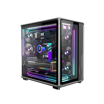 Invasion ARES-P Dual-Chamber Premium ATX Desktop Chassis