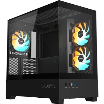GIGABYTE C201 Panoramic Micro ATX Mid Tower PC Chassis