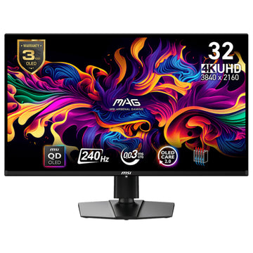 MSI MAG 321UPX QD-OLED 31.5" UHD 240Hz QD-OLED Gaming Monitor
