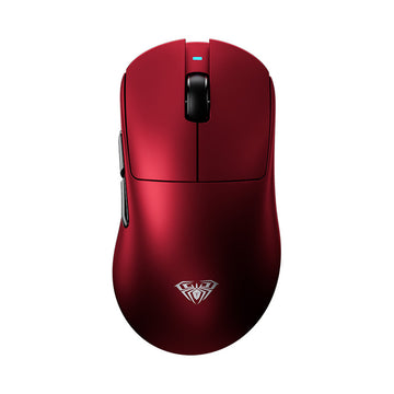 AULA SC900 Max Tri-Mode Hot-Swappable Battery Wireless Gaming Mouse [Red]