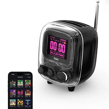Divoom Tiivoo 2 Retro Bluetooth Speaker with Pixel Display