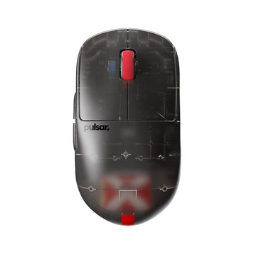 Pulsar X2H Medium Wireless Gaming Mouse [Clear Black Edition]