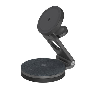 ADAM elements Mag 360 Qi2 3-in-1 Foldable Travel Charging Station