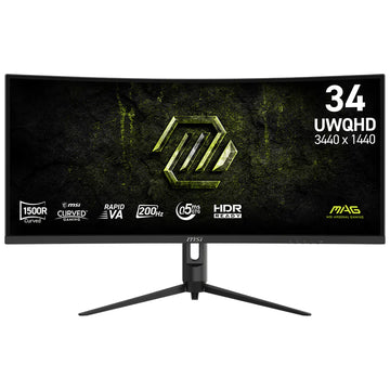 MSI MAG 342CQRF E20 34" UWQHD 200Hz VA Curved Gaming Monitor