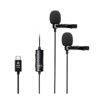Yichuang VM70 Universal Cardioid Omnidirectional Lavalier Lapel Microphone